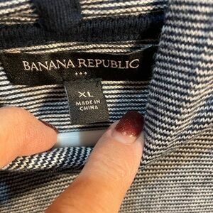 Banana Republic Black and White Knit Top
